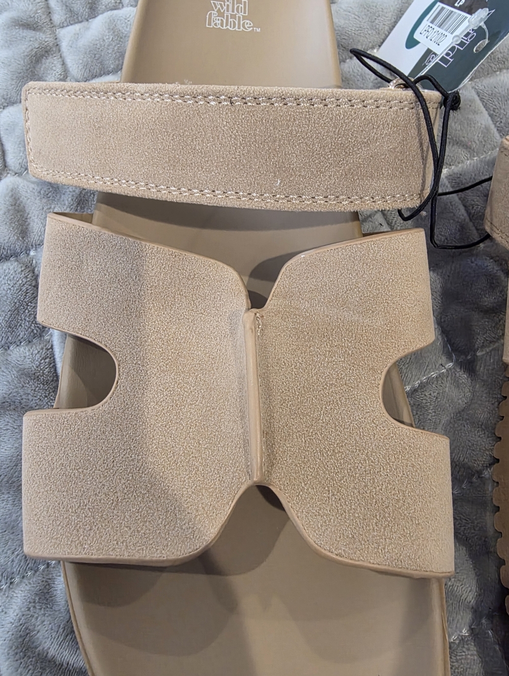 Women's Hayley Slide Sandals - Wild Fable Beige 9 - Picture 5 of 6